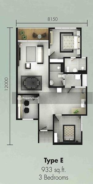 Untuk Disewa - Sky Peak Residences
