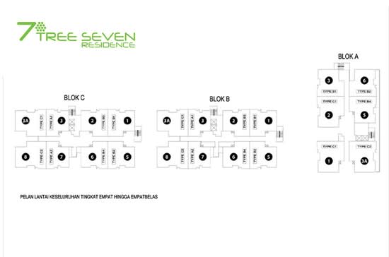 7 Tree Seven Residence - Site Plan - iProperty.com.my