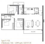 Type F (3 Bedrooms)