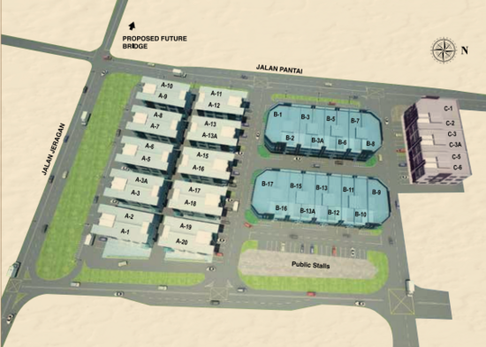 Rivercity Business Park @ Batu Pahat - Site Plan - iProperty.com.my