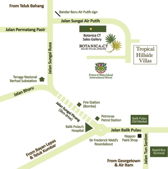 Botanica.CT Botanica 4 Hillside Villas - Site Plan - iProperty.com.my