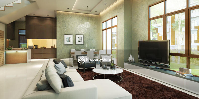 Semi-detached living room