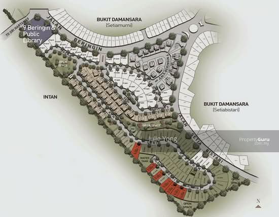 7 Villas Seri Beringin Damansara Heights - Site Plan - iProperty.com.my