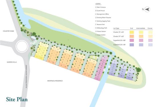 Serene Villas @ Sunway City Ipoh - Site Plan - iProperty.com.my