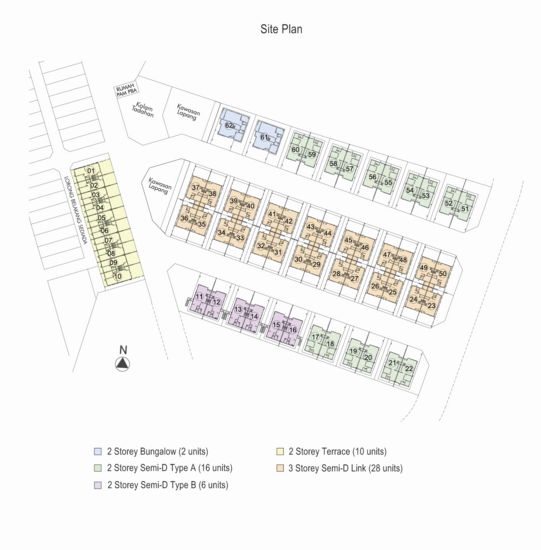 Taman Indah @ Bukit Tengah - Site Plan - iProperty.com.my