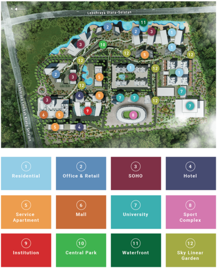 De Centrum SOHO - Site Plan - iProperty.com.my