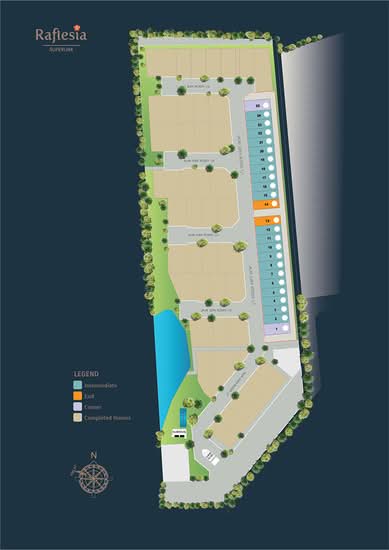 Suria Residen Raflesia Superlink Homes - Site Plan - iProperty.com.my