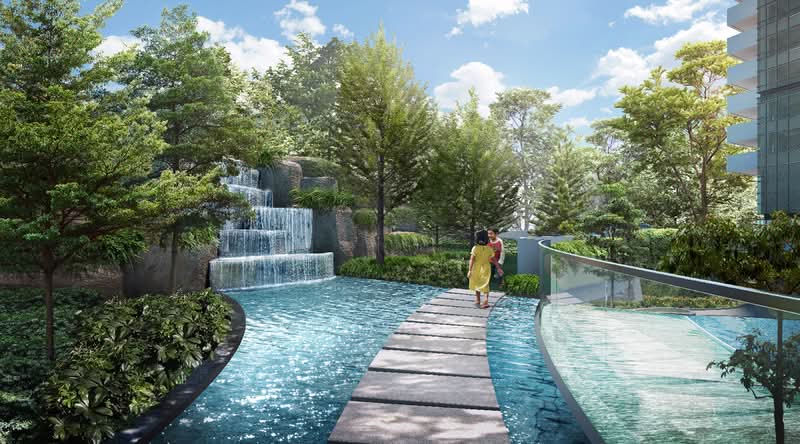 8 Saint Thomas Condominium For Sale at S$ 1,650,000 | PropertyGuru Singapore - 8 St Thomas Garden Waterfall
