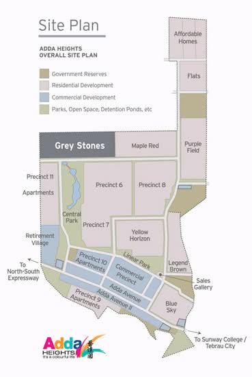 Adda Heights - Site Plan - iProperty.com.my