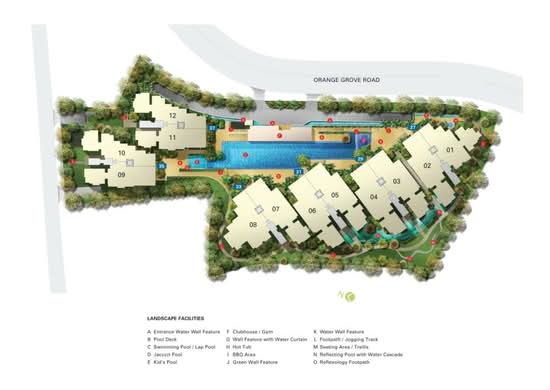 Orange Grove Residences - Site Plan
