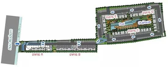 Happy Condo Donmuang The Terminal : แฮปปี้ คอนโด ดอนเมือง เดอะ เทอมินอล - Site Plan