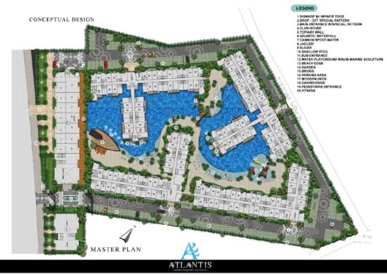 Atlantis Condo Resort : แอตแลนติส คอนโด รีสอร์ท - Site Plan