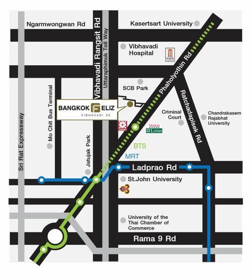 Bangkok Feliz Vibhavadi 30 : แบงค์คอก เฟ’ลิซ วิภาวดี 30 - Site Plan