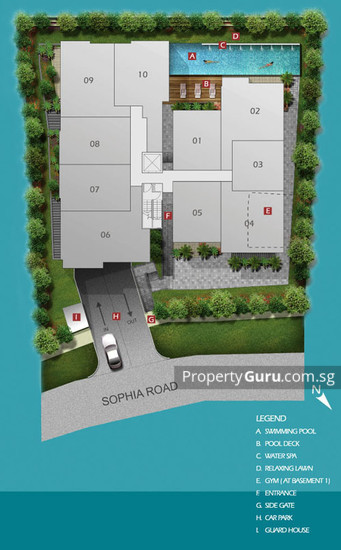 Mount Sophia Suites - Site Plan
