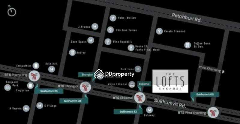 For Rent - The Lofts Ekkamai, Bangkok
