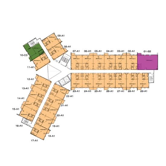 PARC EXO Kaset-Nawamintra : พาร์ค เอ็กซ์โซ เกษตร-นวมินทร์ - Site Plan