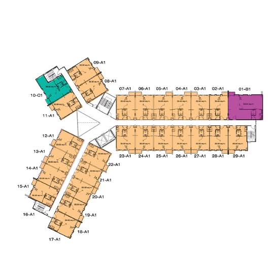 PARC EXO Kaset-Nawamintra : พาร์ค เอ็กซ์โซ เกษตร-นวมินทร์ - Site Plan