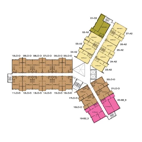 PARC EXO Kaset-Nawamintra : พาร์ค เอ็กซ์โซ เกษตร-นวมินทร์ - Site Plan