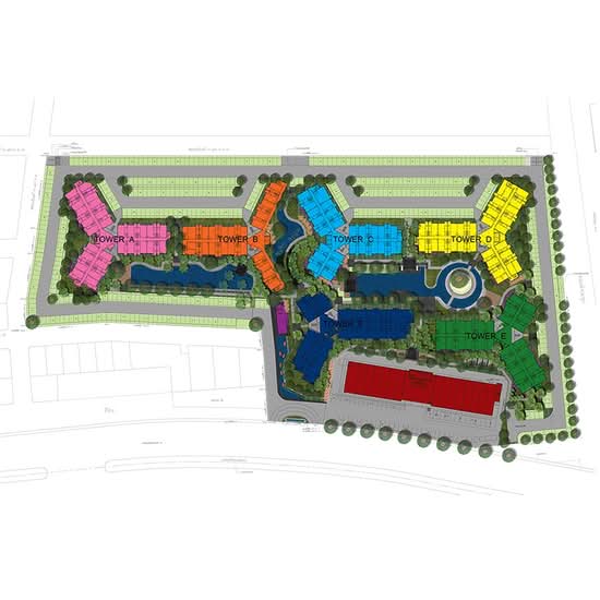 PARC EXO Kaset-Nawamintra : พาร์ค เอ็กซ์โซ เกษตร-นวมินทร์ - Site Plan