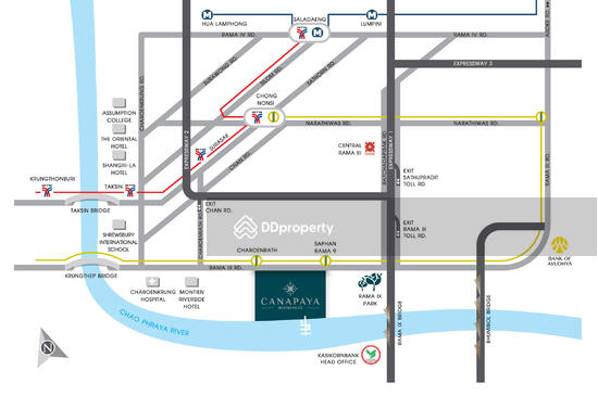 ขาย - Canapaya Residences พระราม 3 (คณาพญา เรสซิเดนซ์ พระราม 3), กรุงเทพ
