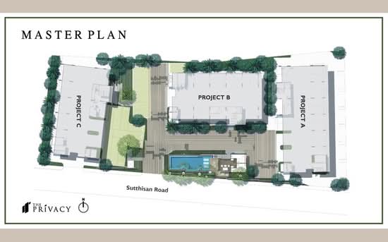 The Privacy Ratchada-Sutthisan - Site Plan