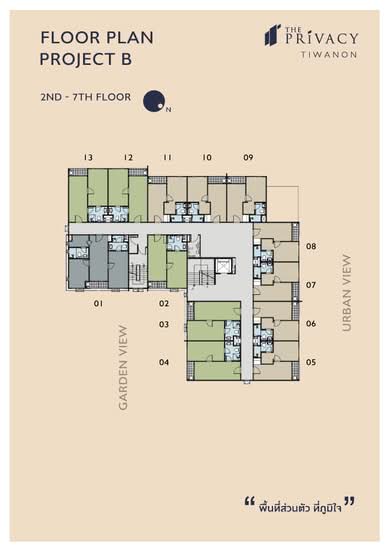 The Privacy Tiwanon : เดอะ ไพรเวซี ติวานนท์ - Site Plan