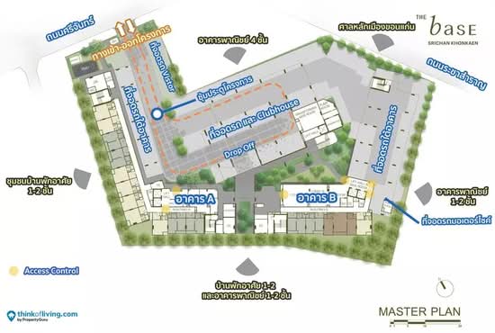 THE BASE Srichan-Khonkaen - Site Plan