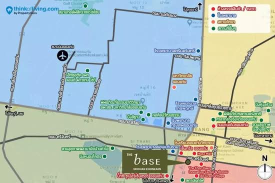 THE BASE Srichan-Khonkaen - Site Plan