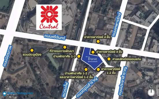 THE BASE Srichan-Khonkaen - Site Plan