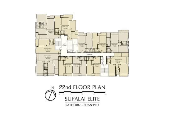 Supalai Elite Sathorn-Suanplu : ศุภาลัย เอลีท สาทร-สวนพลู - Site Plan