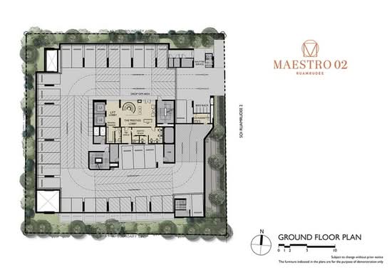 Maestro 02 Ruamrudee : มาเอสโตร 02 ร่วมฤดี - Site Plan