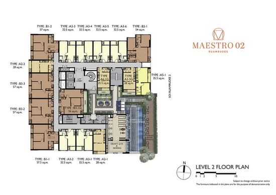 Maestro 02 Ruamrudee : มาเอสโตร 02 ร่วมฤดี - Site Plan