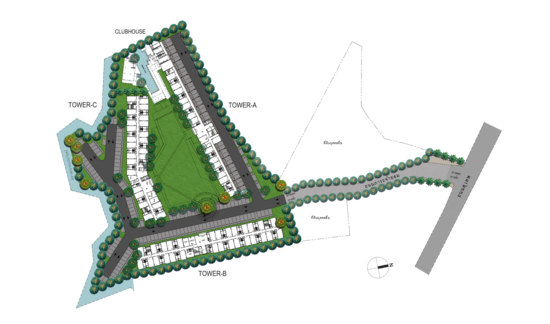 Dcondo Campus Resort Chiang Mai - Site Plan