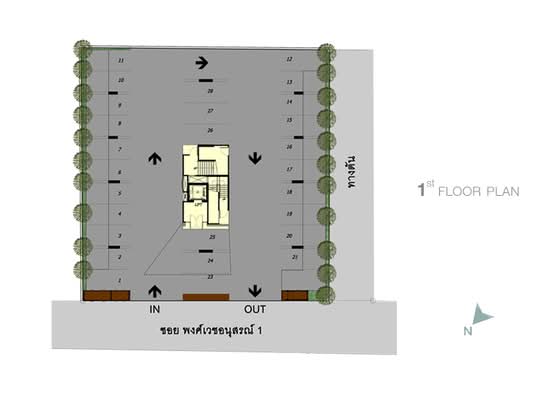 Chateau in Town Sukhumvit 64 Sky Moon : ชาโตว์ อินทาวน์ สุขุมวิท 64 สกายมูน - Site Plan