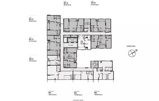 Maestro 01 Sathorn-Yenakat - Site Plan