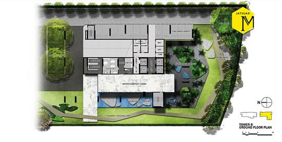 M Jatujak - Site Plan