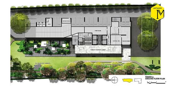 M Jatujak - Site Plan