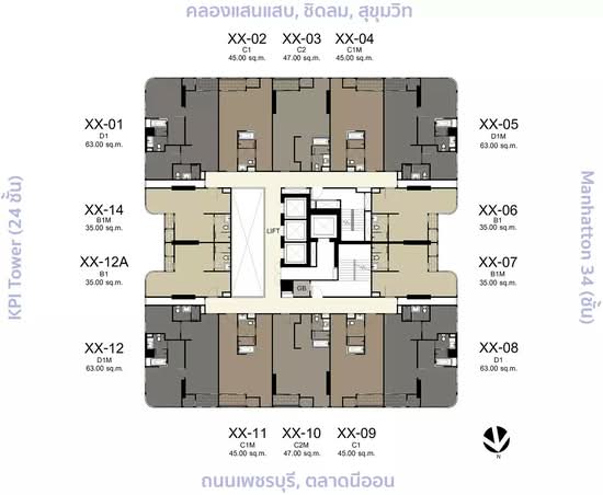 Q Chidlom-Phetchaburi - Site Plan