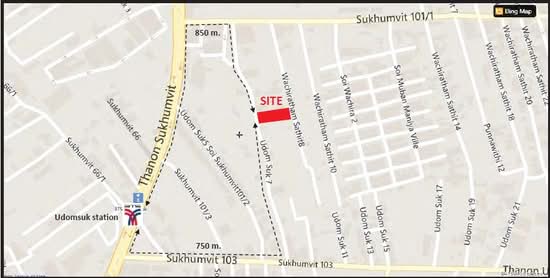 Pause Sukhumvit 103 : พอส สุขุมวิท 103 - Site Plan