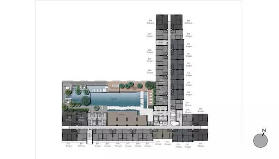 Aspire Sathorn-Ratchaphruek - Site Plan