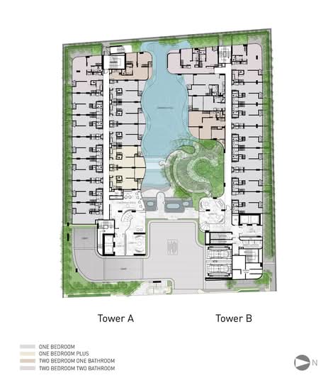 Fynn Aree : ฟินน์ อารีย์ - Site Plan