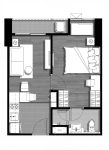 1 Bedroom 34 sq.m