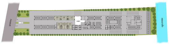 The Crystal Bliss @ Rattanathibet : เดอะ คริสตัล บลิส แอท รัตนาธิเบศร์ - Site Plan