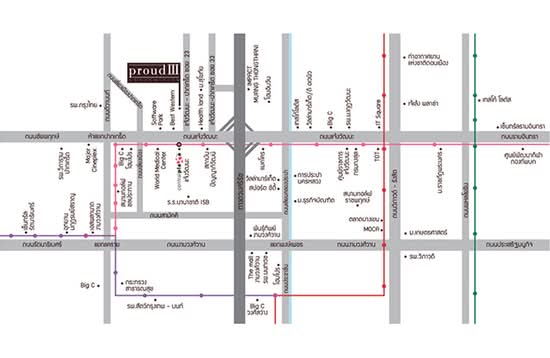 Proud 3 Chaengwattana - Site Plan