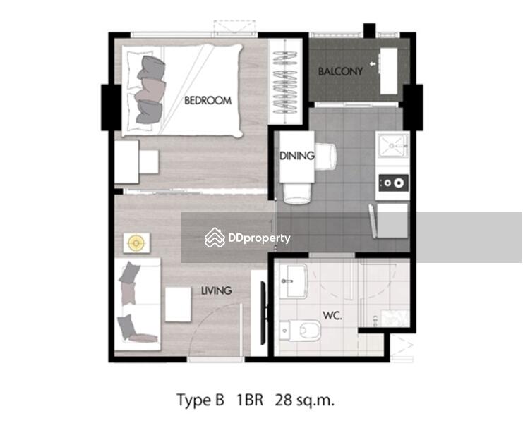 ขาย - The Niche Mono Sukhumvit 50 : นิช โมโน สุขุมวิท 50, กรุงเทพ