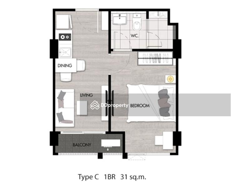 ขาย - The Niche Mono Sukhumvit 50 : นิช โมโน สุขุมวิท 50, กรุงเทพ