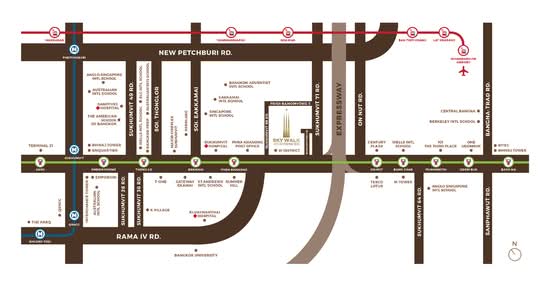 Sky Walk Residences - Site Plan