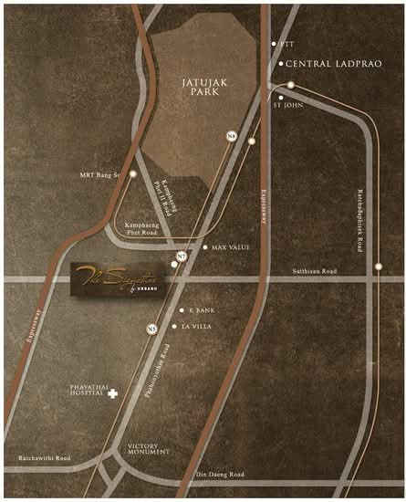 The Signature by URBANO : เดอะ ซิกเนเจอร์ บาย เออร์บาโน่ - Site Plan