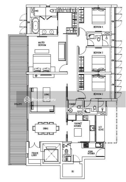 Typical 4 Bdrm Layout