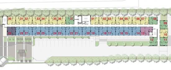 Lumpini Ville Sukhumvit 76-Bearing Station : ลุมพินี วิลล์ สุขุมวิท 76-แบริ่ง สเตชั่น - Site Plan